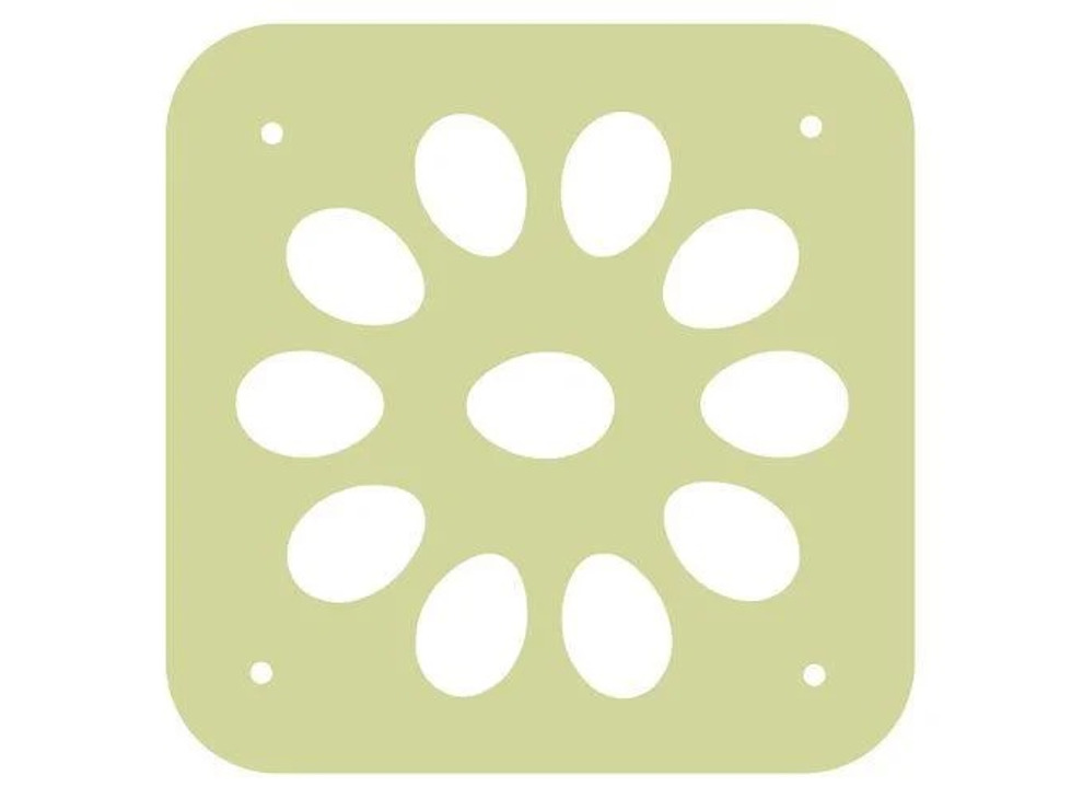 Решетка в Овоскоп Несушка перепелиная на 11 яиц, пластик