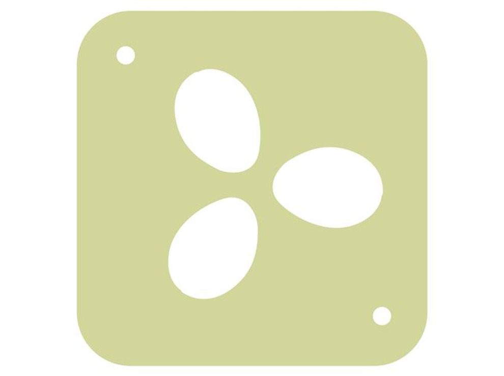 Решетка в Овоскоп перепелиная на 3 яйца, пластик