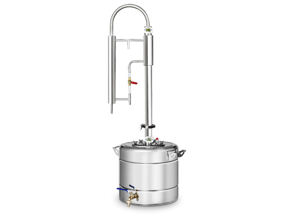 Дистиллятор Феникс Зенит 20 л (колонный с дефлегматором и холодильником, 1,5 дюйма)	