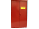 Шкаф для газового баллона Петромаш (2х50л, красный) 1,4м