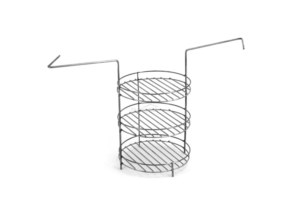 Решётка-гриль 3х ярусная средняя, пищевая сталь, "Амфора"