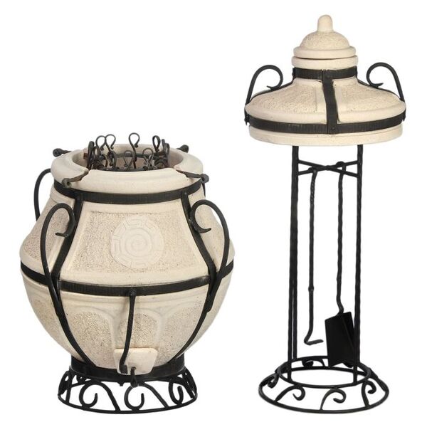 Тандыр Аладдин (в комплекте со стойкой под крышку и подставкой под тандыр)