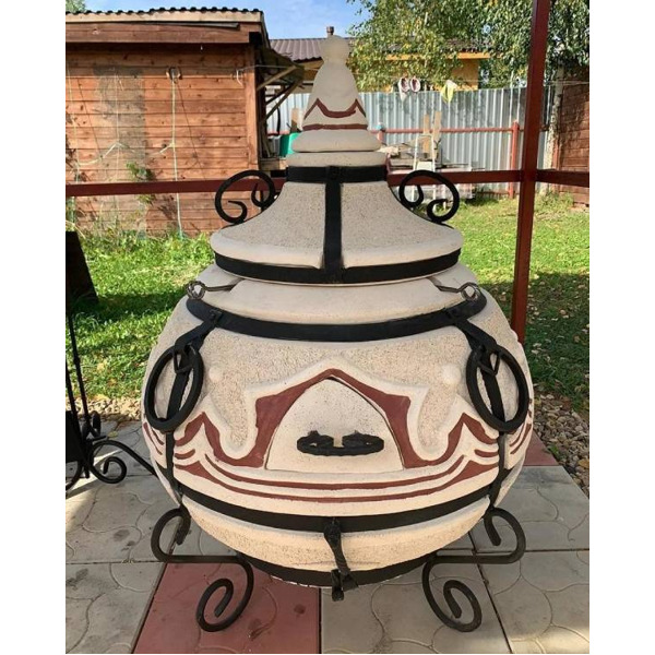 Тандыр Восточный (в комплекте со стойкой под крышку)