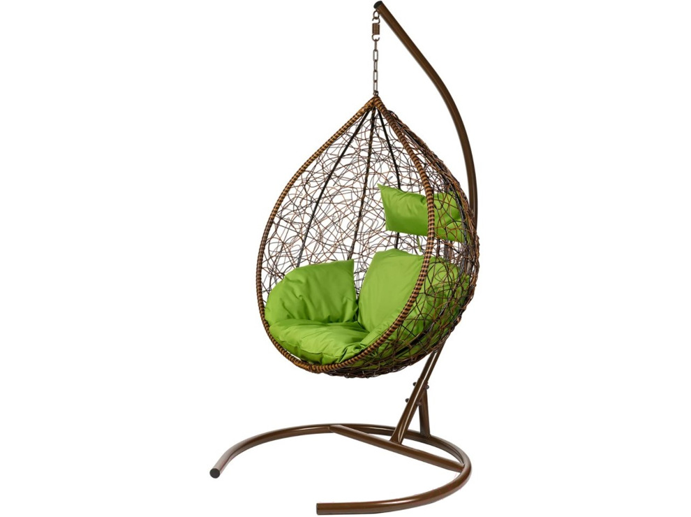 Кресло подвесное BiGarden Tropica TwoTone (салатовая подушка)