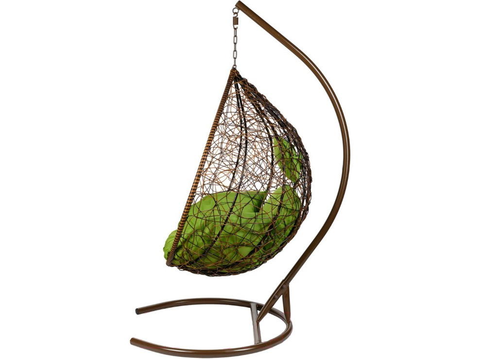 Кресло подвесное BiGarden Tropica TwoTone (салатовая подушка)