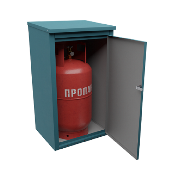 Шкаф для 1 газового баллона Steel-expert (27л) с пропаном (окрашен)