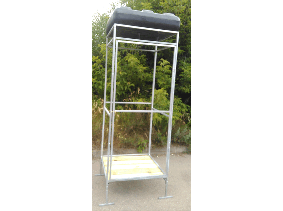 Летний душ "ComfortProm" без тамбура + бак 110 литров с подогревом