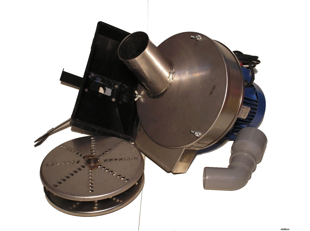 Кормоизмельчитель ЭЛИКОР-1 исполнение № 7 (фрукты и овощи, зерно), полностью нержавейка, 1,7 кВт