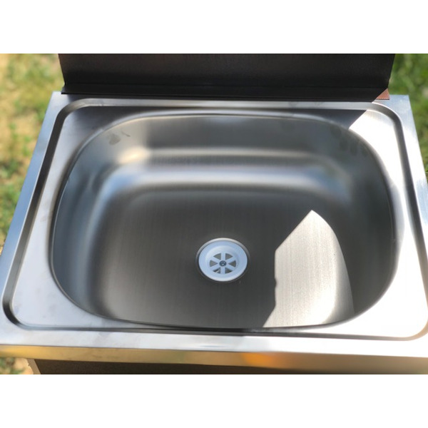 Умывальник для дачи с тумбой "Петромаш" (металл)