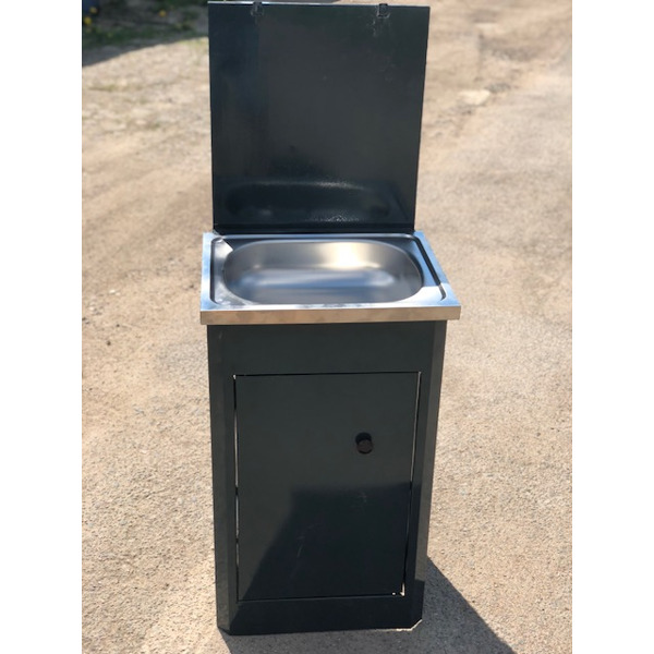 Умывальник для дачи с тумбой "Петромаш" (металл)