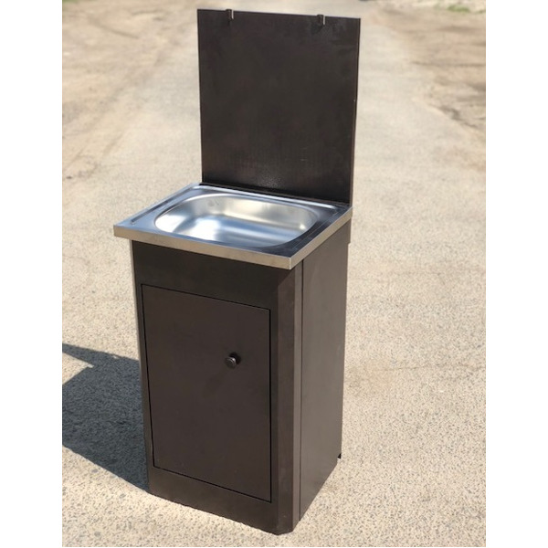 Умывальник для дачи с тумбой "Петромаш" (металл)