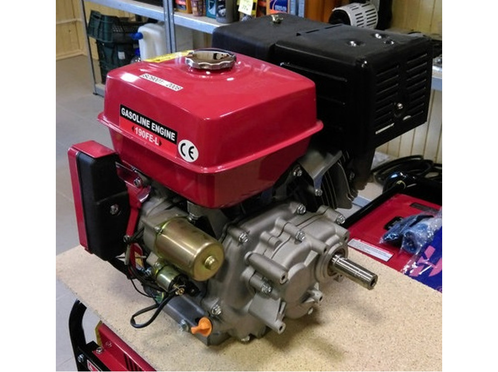 Двигатель бензиновый Weima WM 190 FE/P (16,0 л.с, 25 мм, шпонка) с электростартером (14v, 20A, 280W)