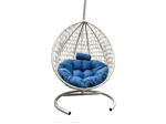 Подвесное кресло Кокон Капля Премиум (голубой)