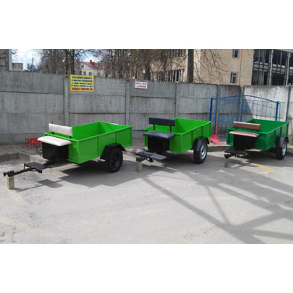 Тележка для мотоблока ТМ-4/600 (кузов 1700х1200, г/п 600 кг, колеса 5х10)