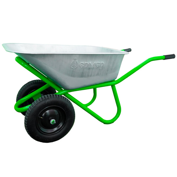 Тачка садово-строительная Фермер 2 колеса (110 л), Россия