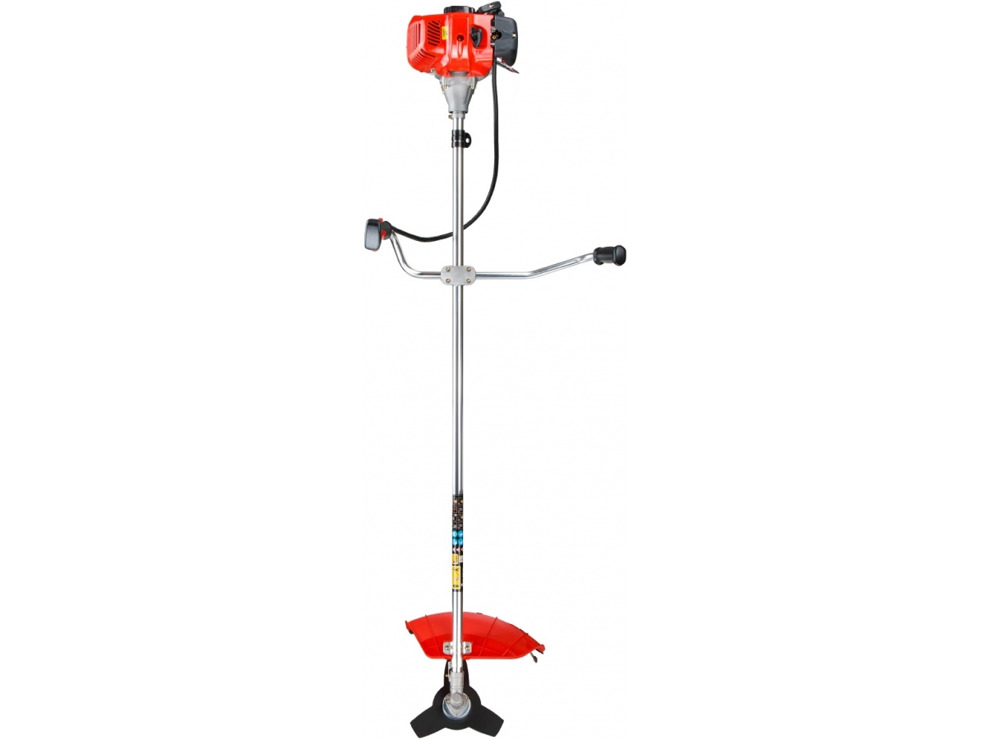 Мотокоса ECO GTP-185N с ножом и головкой (1.85 кВт, 2.5 л.с., 52.0 см3, лёгкий запуск, нож 255х25.4 мм, 3 зуб., ремень двухлямочный, вес 7.8 кг)