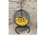 Подвесное кресло Кокон Круглое зигзаг (жёлтый)