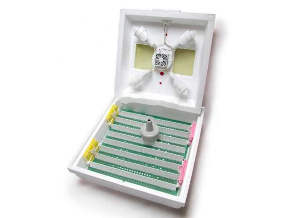 Инкубатор бытовой Квочка МИ-30-1-ЭЛ (ПОЛУАВТОМАТ, ламповый) с вентилятором + Гигрометр