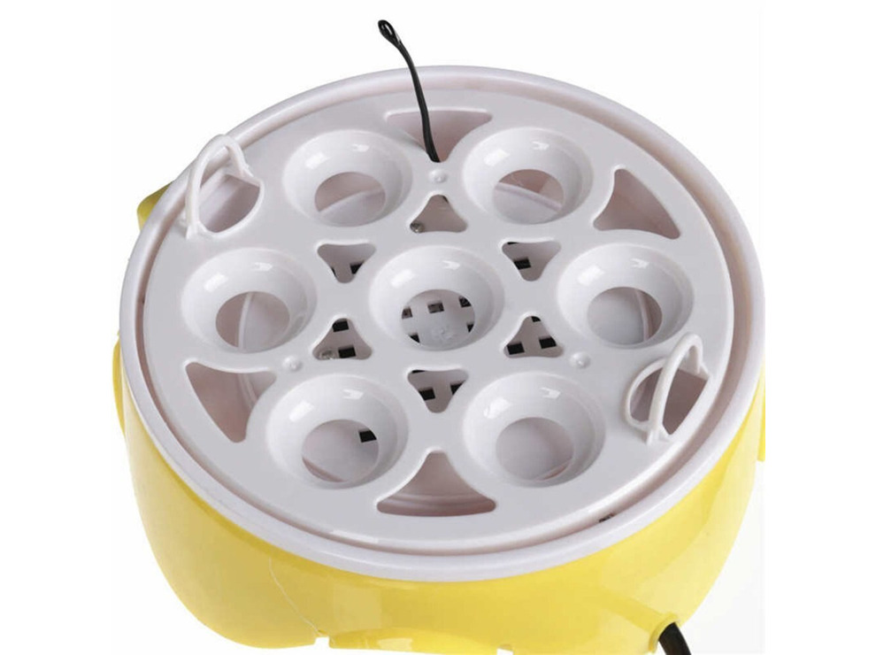 Мини инкубатор для яиц на 7 яиц "HHD 7" с терморегулятором