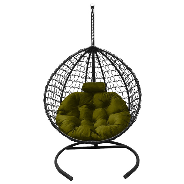 Подвесное кресло Кокон Капля Премиум (зелёный)