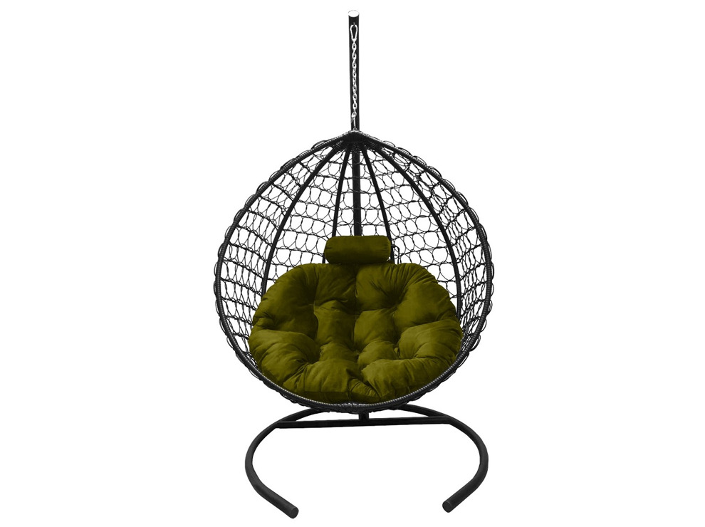 Подвесное кресло Кокон Капля Премиум (зелёный)