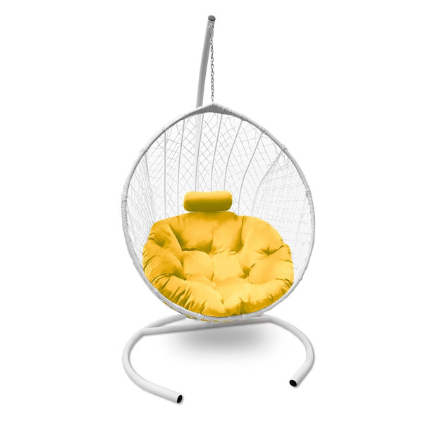 Подвесное кресло Кокон Капля Стандарт (жёлтый)