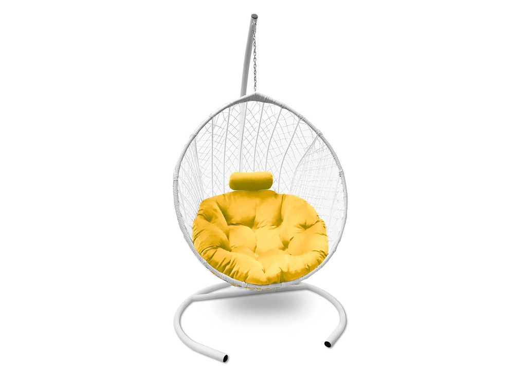 Подвесное кресло Кокон Капля Стандарт (жёлтый)