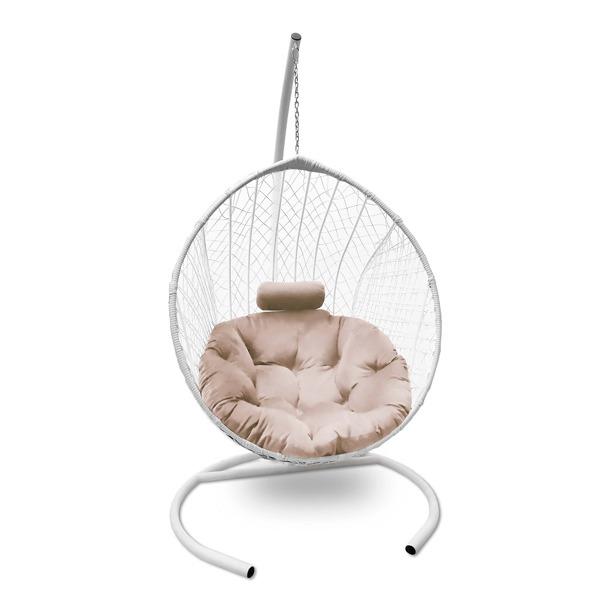 Подвесное кресло Кокон Капля Стандарт (бежевый)