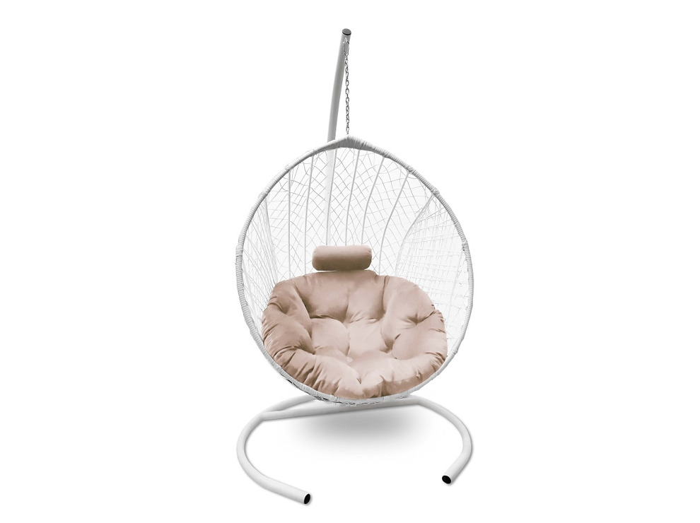 Подвесное кресло Кокон Капля Стандарт (бежевый)