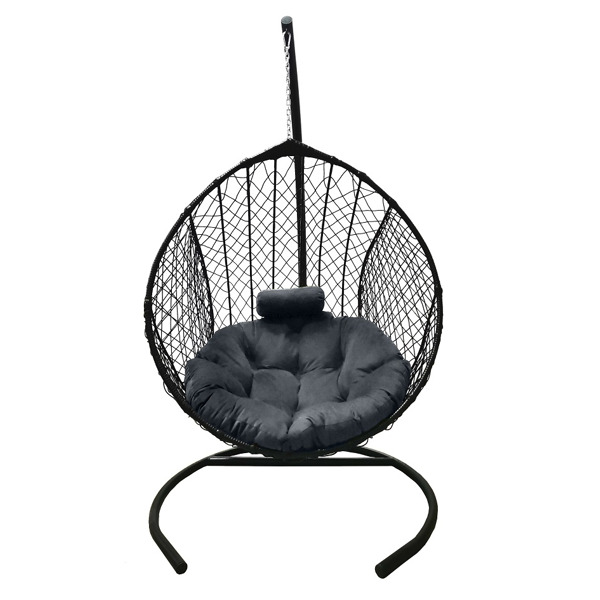 Подвесное кресло Кокон Капля Стандарт (серый)