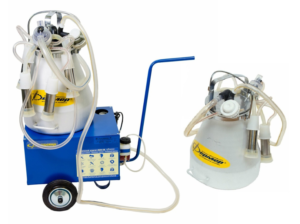 Аппарат доильный для коров Фермер АДЭ-01 Т (тандем) с двумя аппаратурами