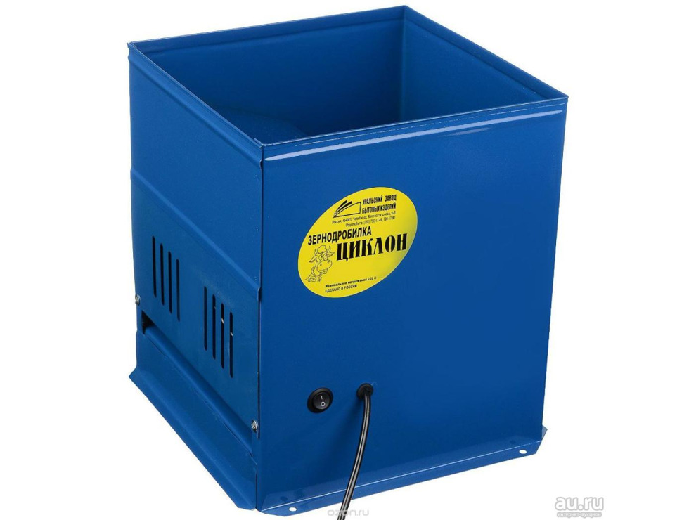 Измельчитель зерна УЗБИ Циклон 350 кг/ч (зернодробилка)