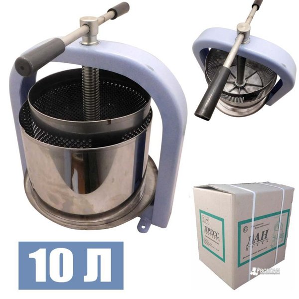 Пресс для фруктов винтовой ЛАН 10 л