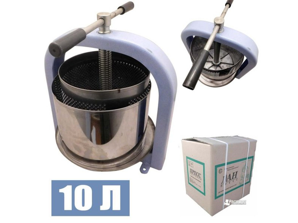 Пресс для фруктов винтовой ЛАН 10 л