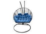 Подвесное кресло Кокон Дабл (голубой)
