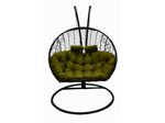 Подвесное кресло Кокон Дабл (зеленый)