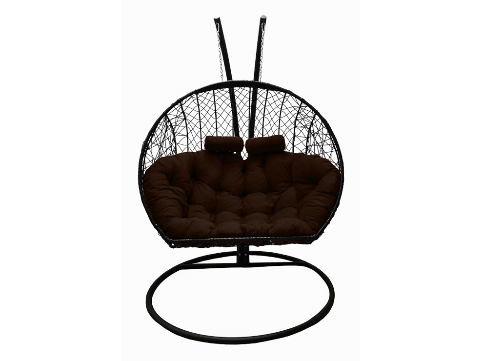 Подвесное кресло Кокон Дабл (коричневый)