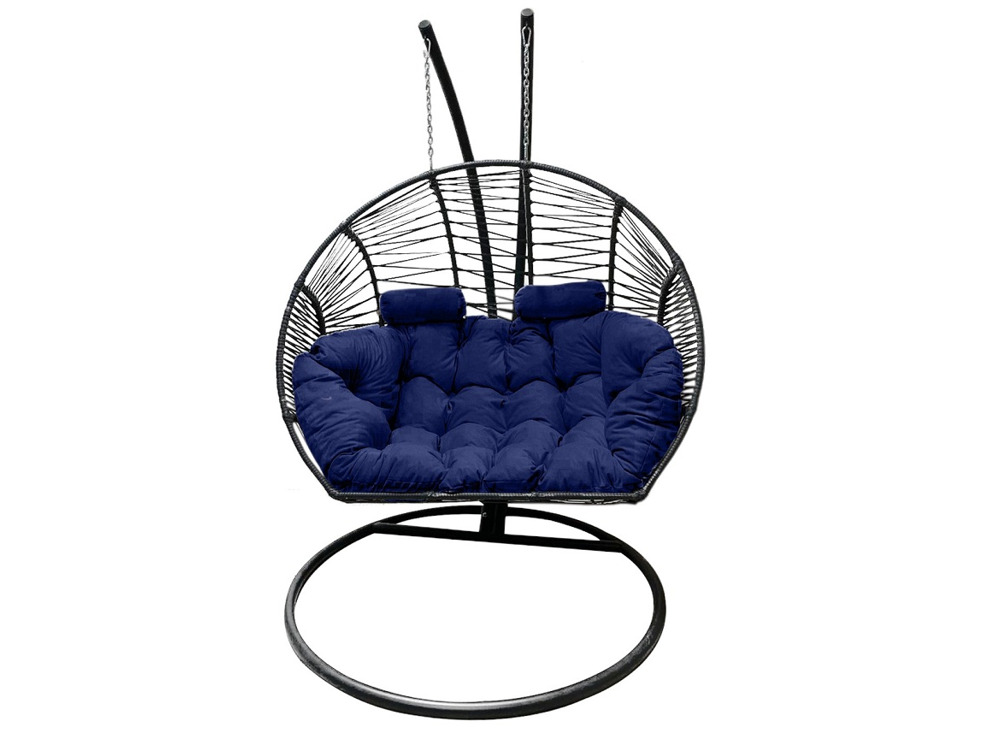 Подвесное кресло Кокон Дабл (синий)