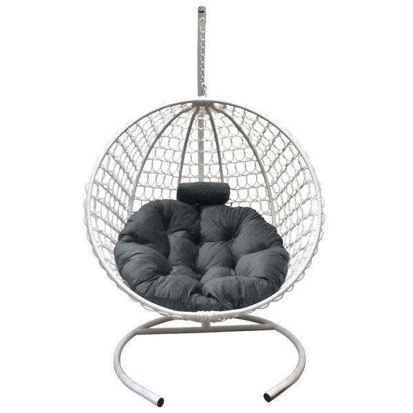 Подвесное кресло Кокон Круглое Стандарт (графит/серый)