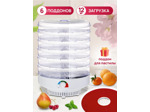 Сушилка для овощей и фруктов 600Вт Ветерок-2 (6 поддонов, прозрач.)+ Поддон для пастилы