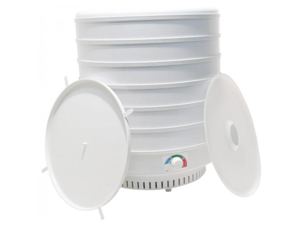 Сушилка для овощей и фруктов 600Вт Ветерок-2 (6 поддонов, белый)+ Поддон для пастилы