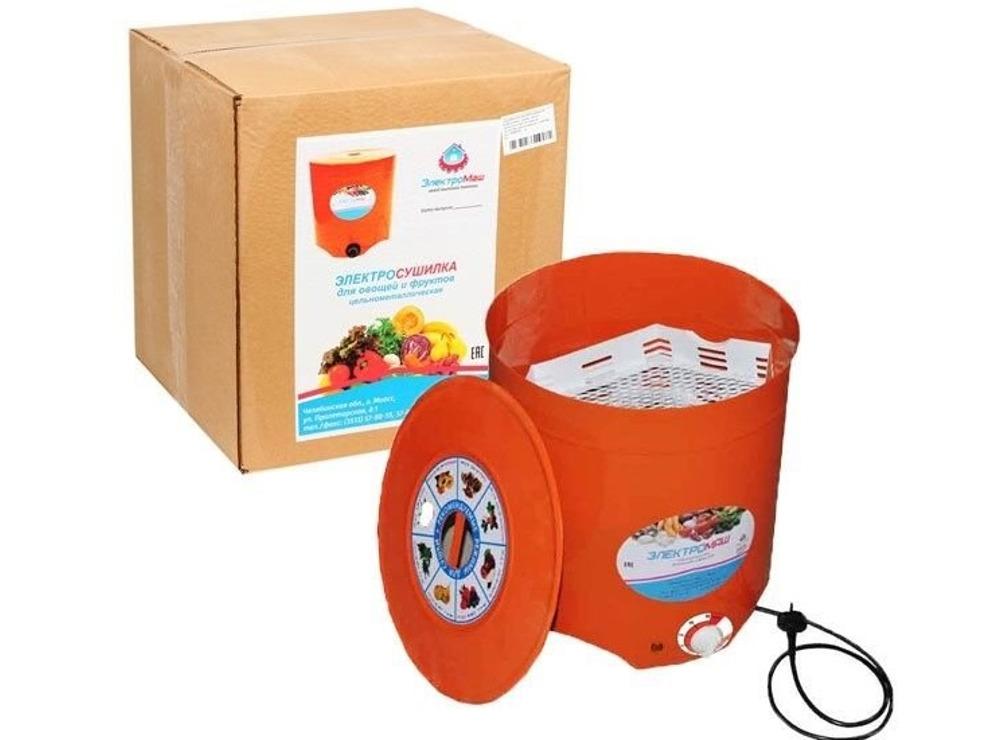 Сушилка для овощей и фруктов Электромаш (4 уровня), 400Вт