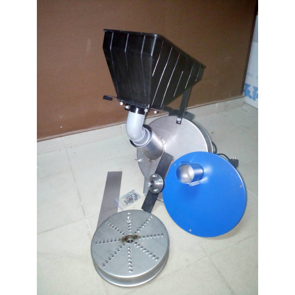 Кормоизмельчитель ЭЛИКОР-1 исполнение № 8 (фрукты и овощи, зерно, початки кукурузы), полностью нержавейка, 1,7 кВт