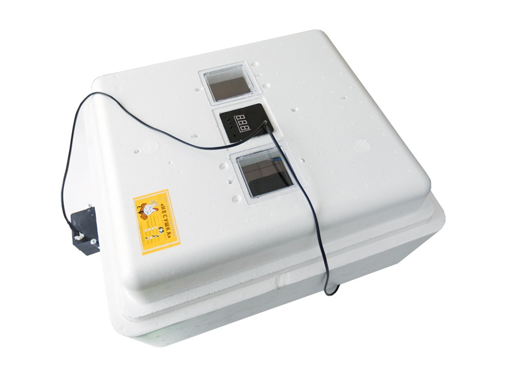 Инкубатор Несушка на 77 яиц арт. 59В (автомат, цифр. табло, вентиляторы) 