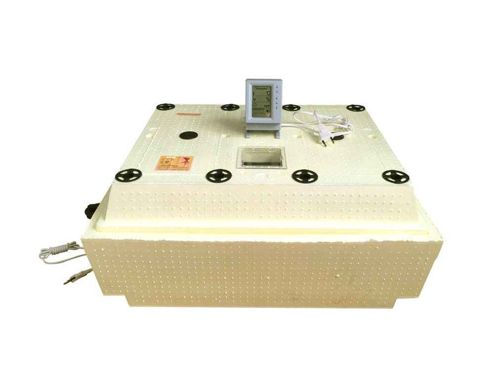 Инкубатор Золушка -2020 на 70 яиц (ручной, ЖК терморегулятор, гигрометр) Без а/поворота