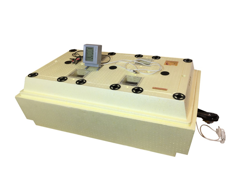 Инкубатор Золушка -2020 на 98 яиц (автомат, ЖК терморегулятор, гигрометр, 220+12В) Новинка!