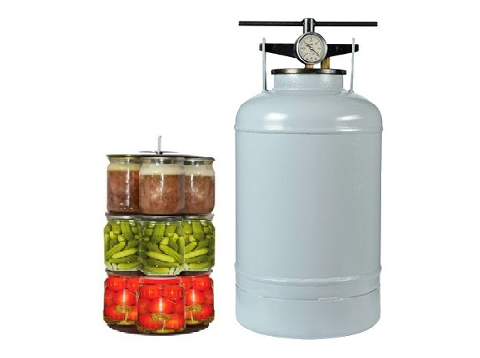 Автоклав домашний 30 л, с датчиком давления