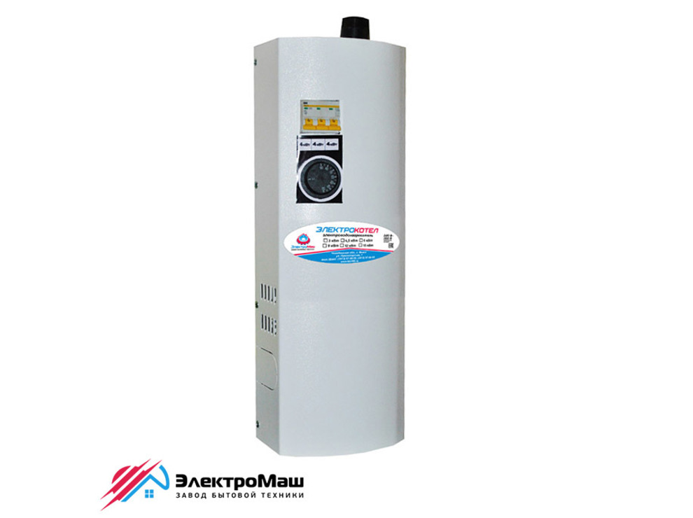 Электрический котел отопления ЭВПМ-12 кВт "Электромаш" до 110 м²
