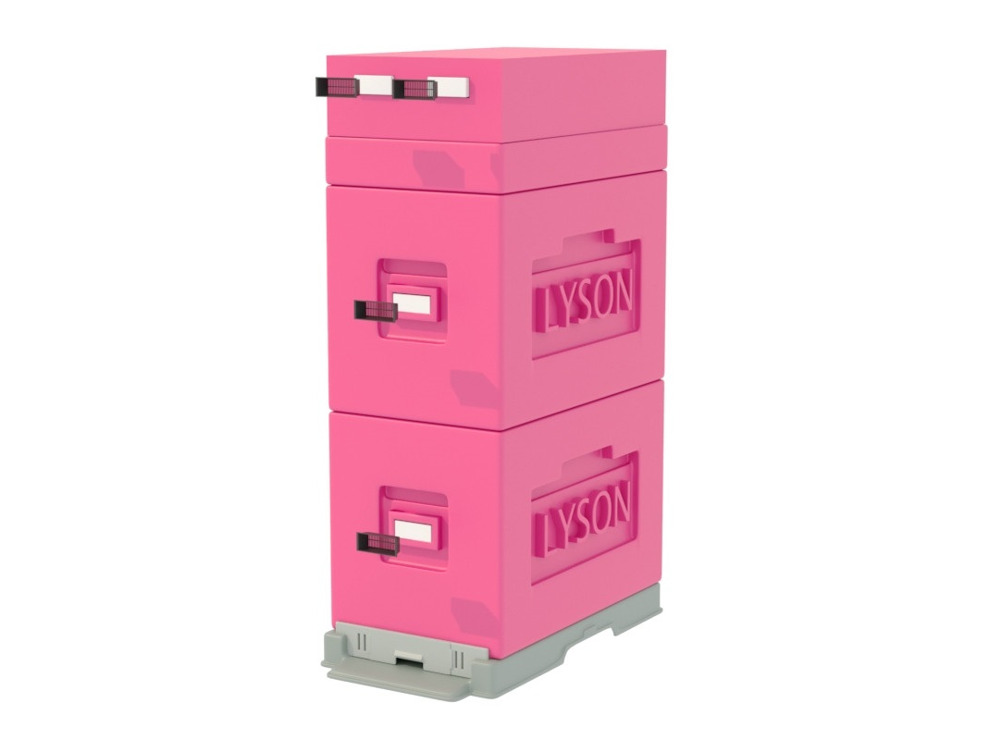 Улей "Дадан" 6-рамочный (2 корпуса Дадан, кормушка), красный