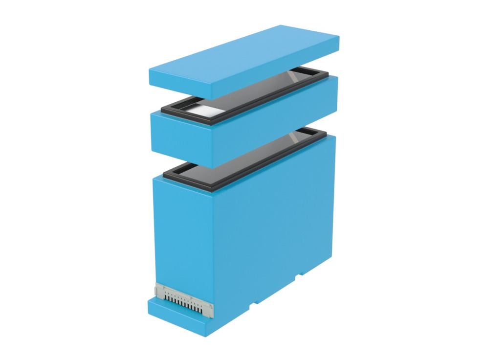 Улей "Дадан" 3-рамочный (синий)